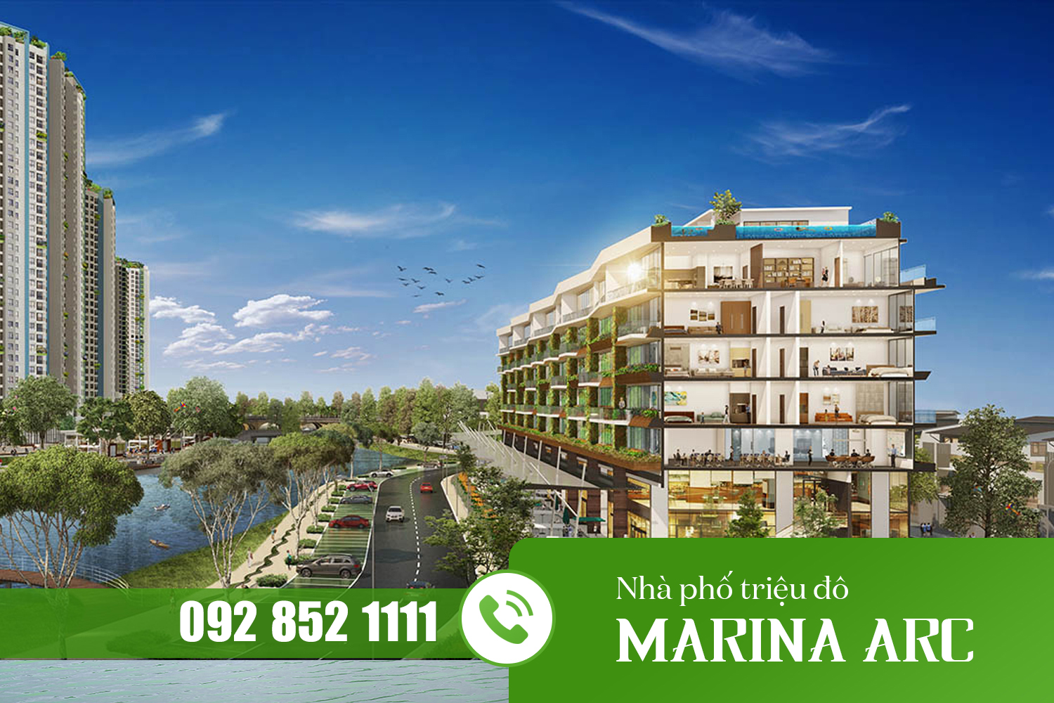 Nhà phố triệu đô Marina Arc